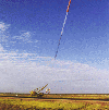 Crane moving before launch release