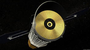 Artists conception of the IXO spacecraft