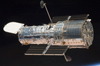 Hubble floats away from Atlantis following release during SM4
